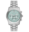 Michael Kors Quartz Blue Dial Chronograph Stainless Steel Men's Watch, MK9264