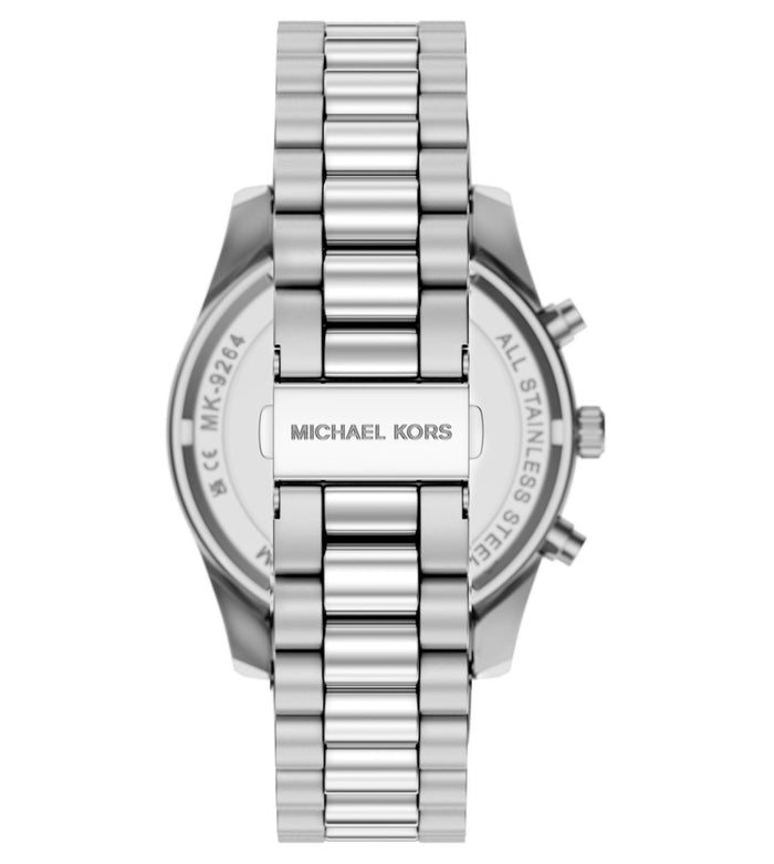 Michael Kors Quartz Blue Dial Chronograph Stainless Steel Men's Watch, MK9264