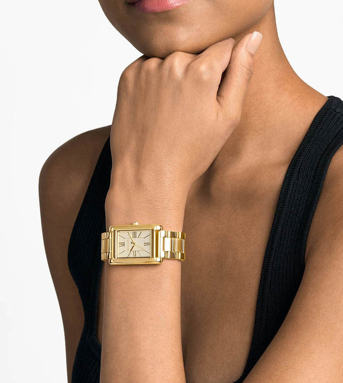 Michael Kors Quartz Gold Dial Analog Stainless Steel Women's Watch, MK4904