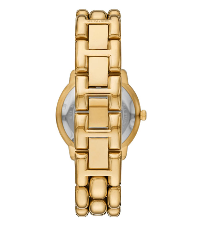 Michael Kors Quartz Gold Dial Analog Stainless Steel Women's Watch, MK4923