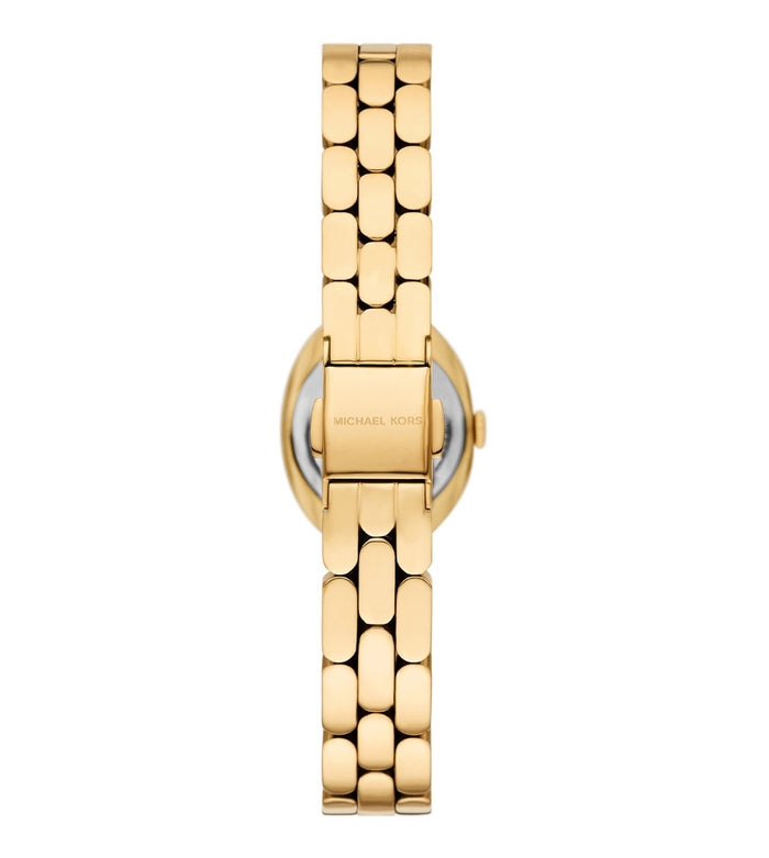 Michael Kors Quartz Gold Dial Analog Stainless Steel Women's Watch, MK4955