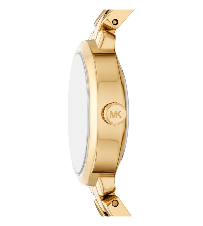 Michael Kors Quartz Gold Dial Analog Stainless Steel Women's Watch, MK4955