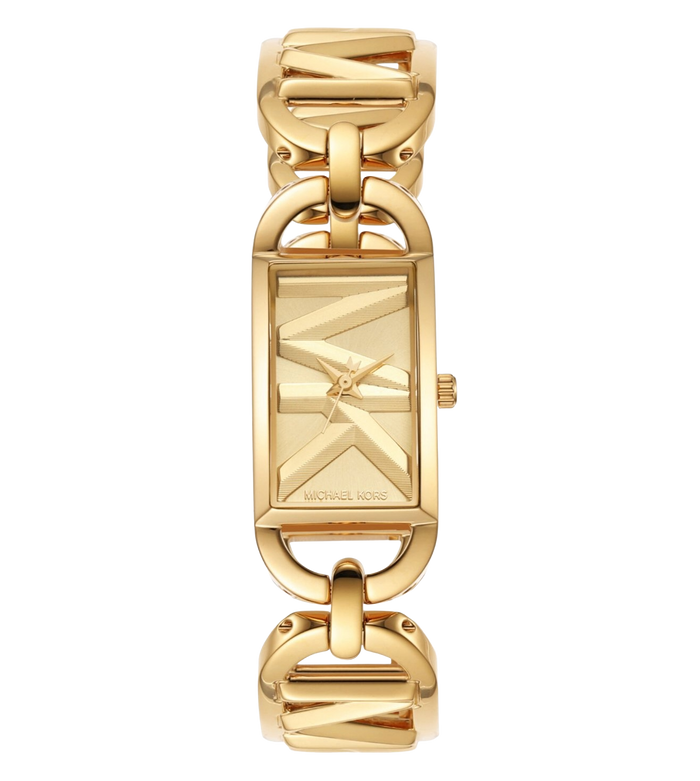 Michael Kors Quartz Gold Dial Analog Stainless Steel Women's Watch, MK7406