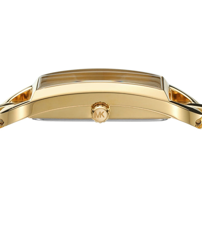 Michael Kors Quartz Gold Dial Analog Stainless Steel Women's Watch, MK7406