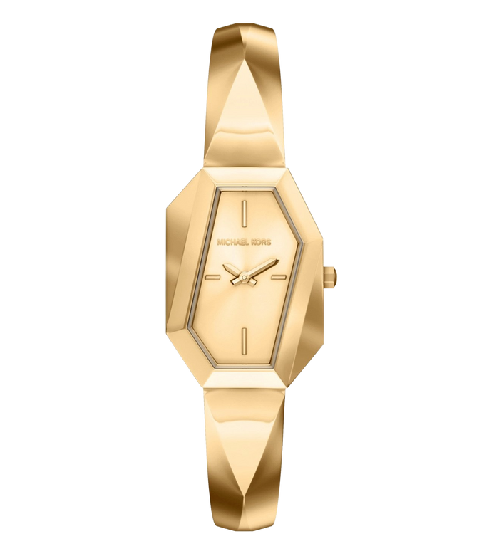 Michael Kors Quartz Gold Dial Analog Stainless Steel Women's Watch, MK7589