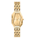 Michael Kors Quartz Gold Dial Analog Stainless Steel Women's Watch, MK7590