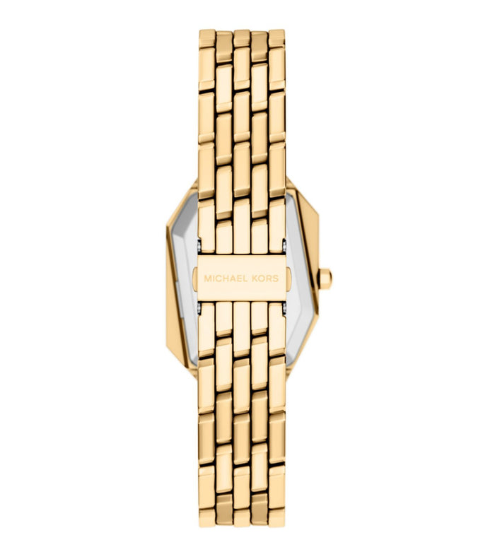 Michael Kors Quartz Gold Dial Analog Stainless Steel Women's Watch, MK7590
