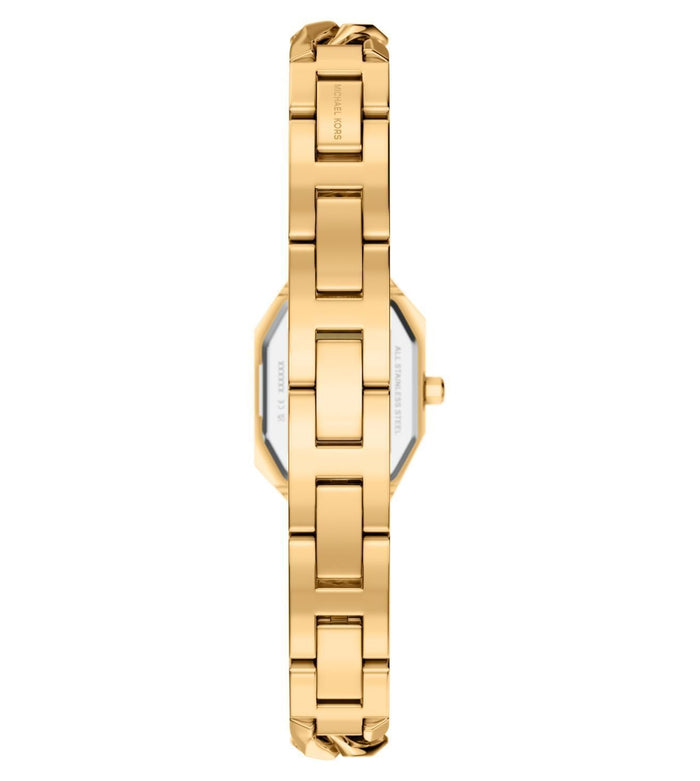 Michael Kors Quartz Gold Dial Analog Stainless Steel Women's Watch, MK7615