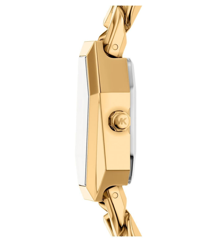Michael Kors Quartz Gold Dial Analog Stainless Steel Women's Watch, MK7615