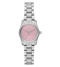 Michael Kors Quartz Pink Dial Analog Stainless Steel Women's Watch, MK4996