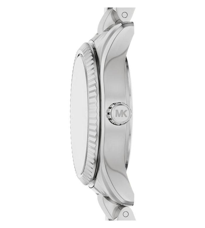 Michael Kors Quartz Pink Dial Analog Stainless Steel Women's Watch, MK4996