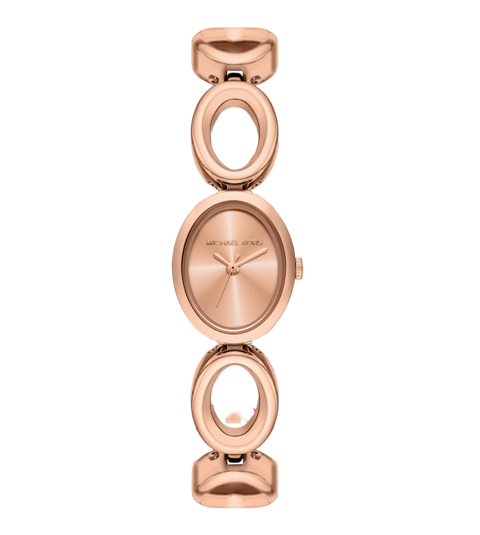 Michael Kors Quartz Rose Gold Dial Analog Stainless Steel Women's Watch, MK4981