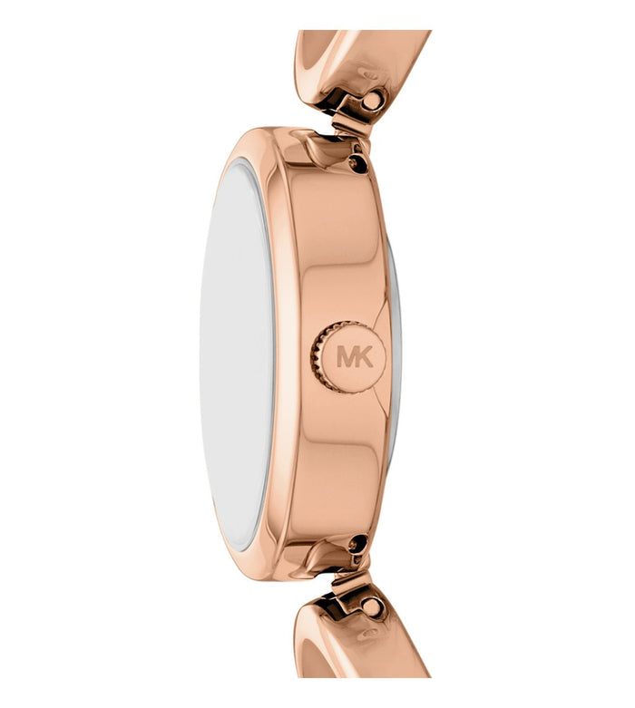 Michael Kors Quartz Rose Gold Dial Analog Stainless Steel Women's Watch, MK4981