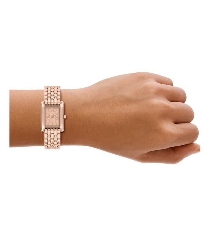 Michael Kors Quartz Rose Gold Dial Analog Stainless Steel Women's Watch, MK4998