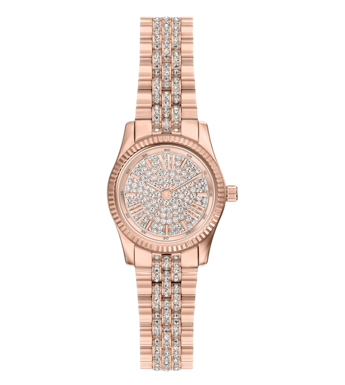 Michael Kors Quartz Rose Gold Dial Analog Stainless Steel Women's Watch, MK7576