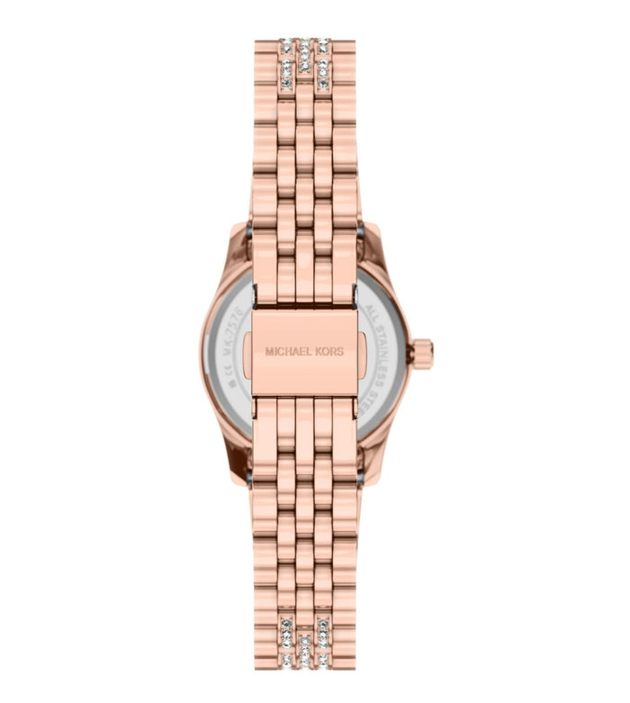 Michael Kors Quartz Rose Gold Dial Analog Stainless Steel Women's Watch, MK7576