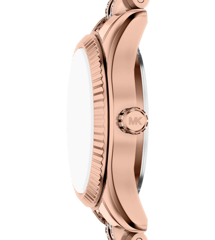 Michael Kors Quartz Rose Gold Dial Analog Stainless Steel Women's Watch, MK7576