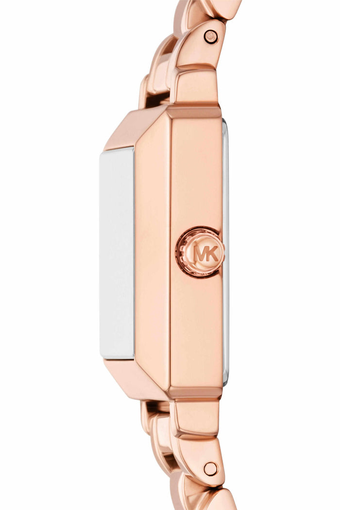 Michael Kors Quartz Rose Gold Dial Analog Stainless Steel Women's Watch, MKO1191