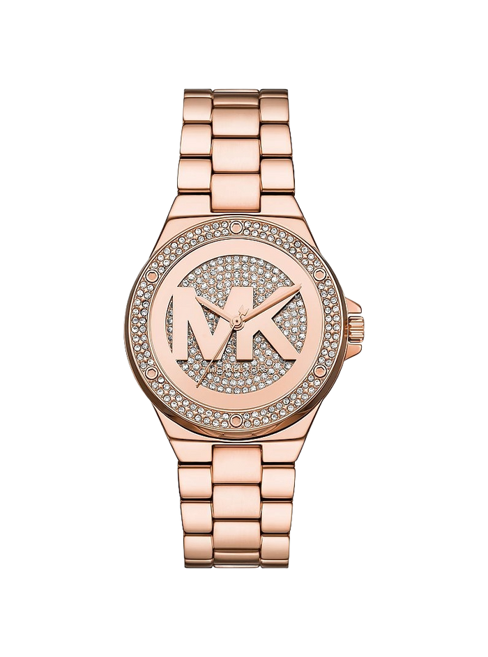 Michael Kors Quartz Rose Gold Dial Analog Stainless Steel Women's Watch, MKO1221