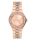 Michael Kors Quartz Rose Gold Dial Analog Stainless Steel Women's Watch, MKO1247