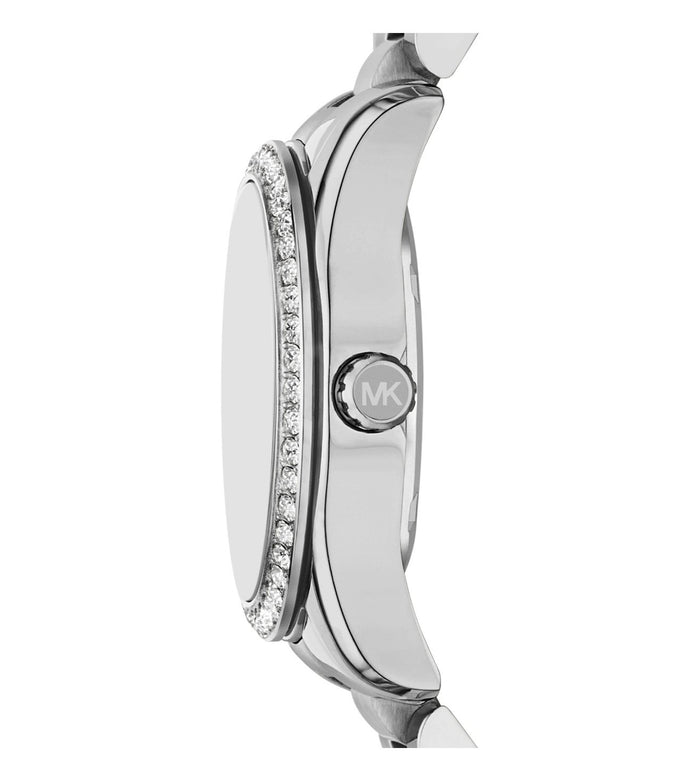 Michael Kors Quartz Silver Dial Multi-Function Stainless Steel Women's Watch, MK4979