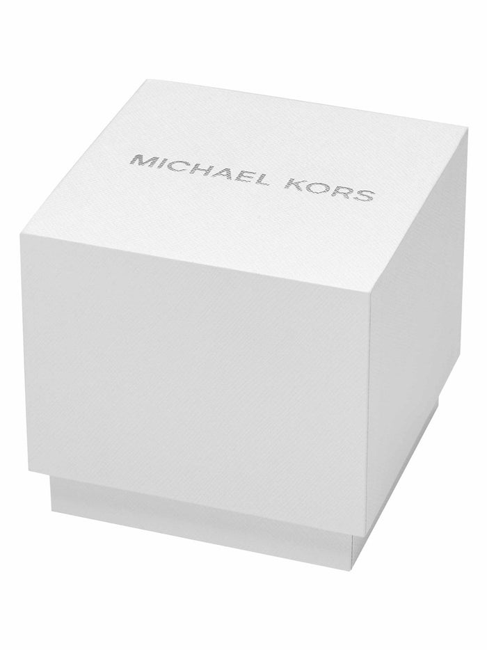 Michael Kors Quartz White Dial Analog Silicone Women's Watch, MK7535