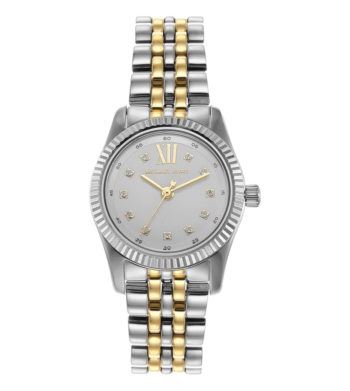 Michael Kors Quartz White Dial Analog Stainless Steel Women's Watch, MK4740