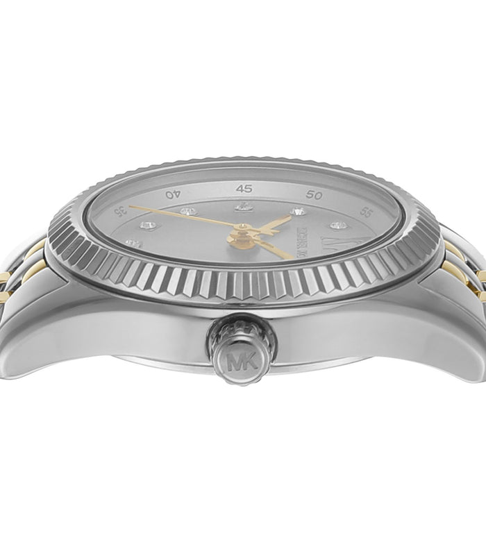 Michael Kors Quartz White Dial Analog Stainless Steel Women's Watch, MK4740