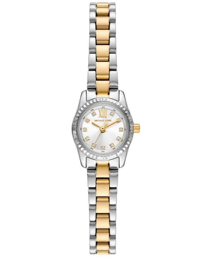 Michael Kors Quartz White Dial Analog Stainless Steel Women's Watch, MK4903