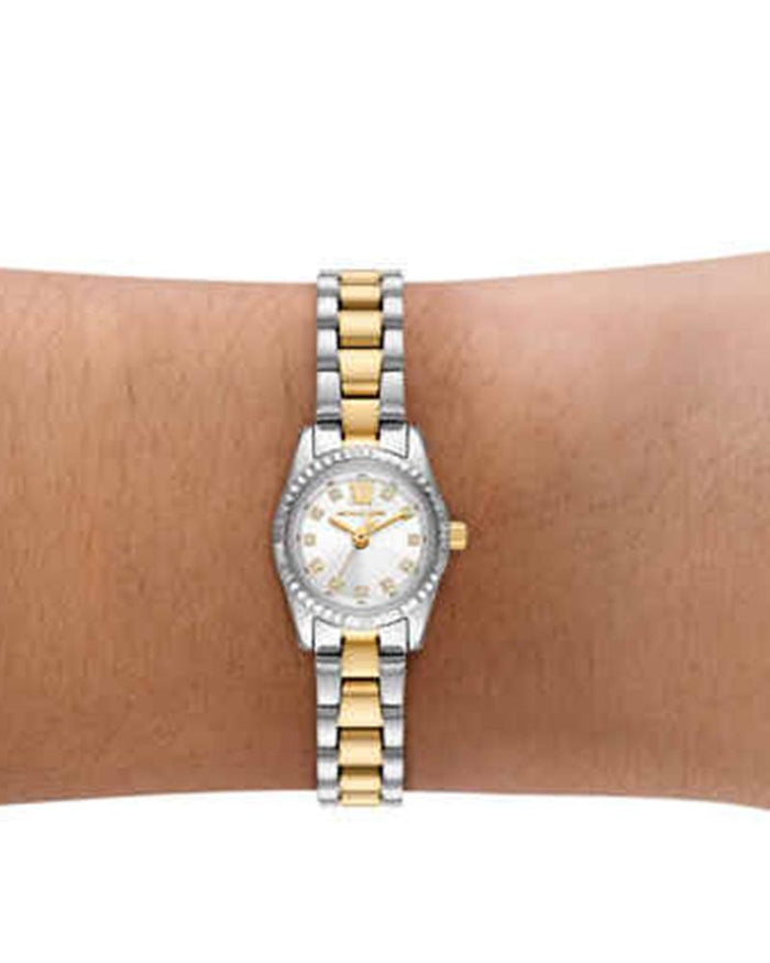 Michael Kors Quartz White Dial Analog Stainless Steel Women's Watch, MK4903