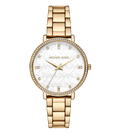 Michael Kors Quartz White Dial Analog Stainless Steel Women's Watch, MK4919