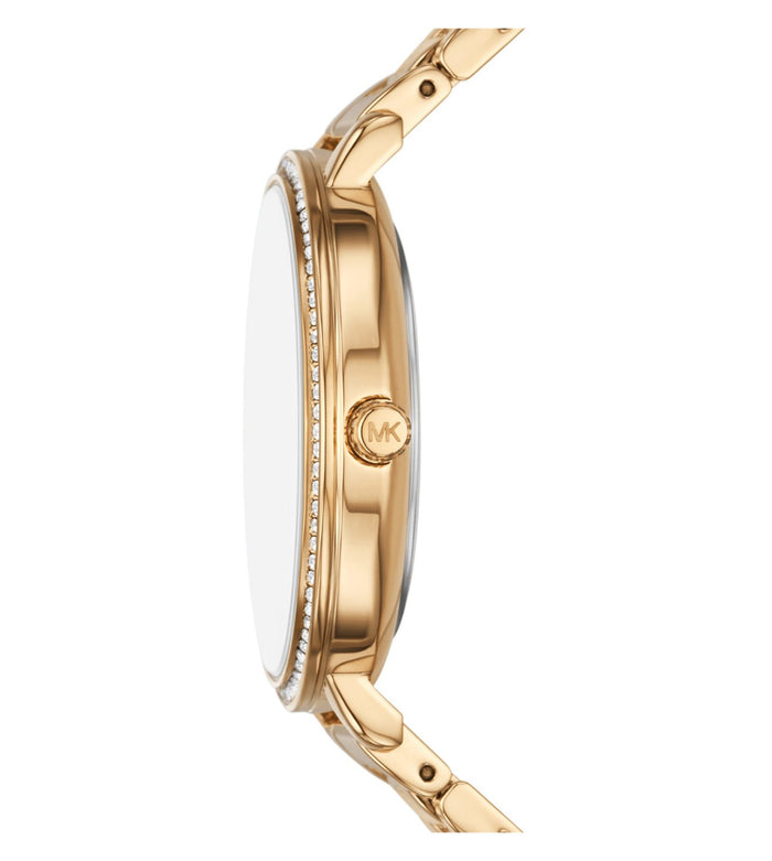 Michael Kors Quartz White Dial Analog Stainless Steel Women's Watch, MK4919