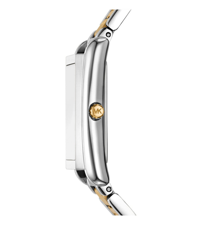 Michael Kors Quartz White Dial Analog Stainless Steel Women's Watch, MK4967
