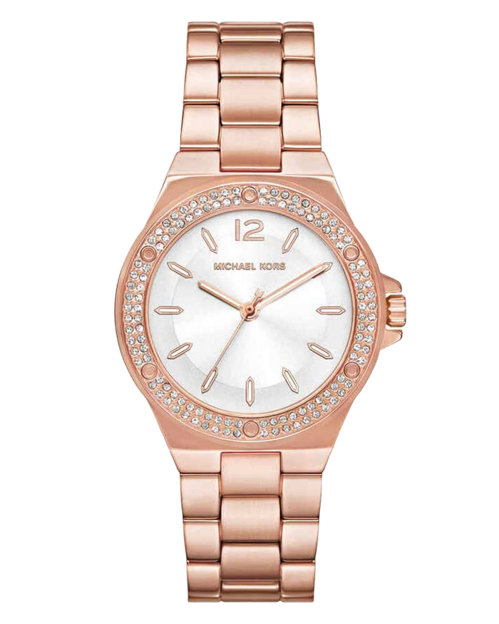 Michael Kors Quartz White Dial Analog Stainless Steel Women's Watch, MKO1187