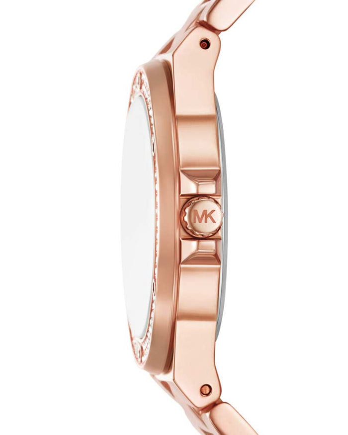 Michael Kors Quartz White Dial Analog Stainless Steel Women's Watch, MKO1187