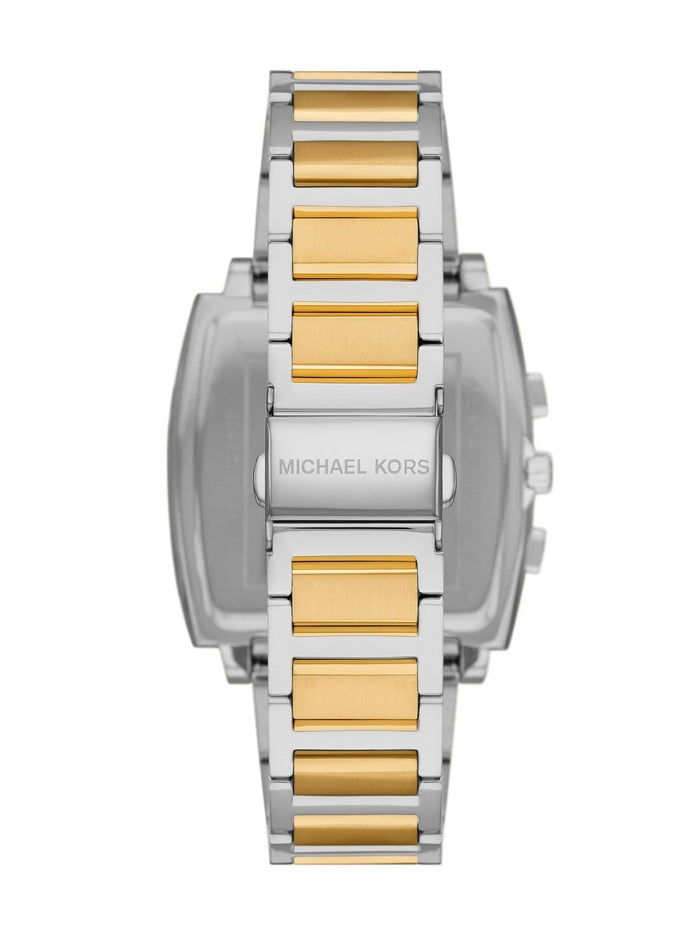 Michael Kors Quartz White Dial Chronograph Stainless Steel Men's Watch, MK9240