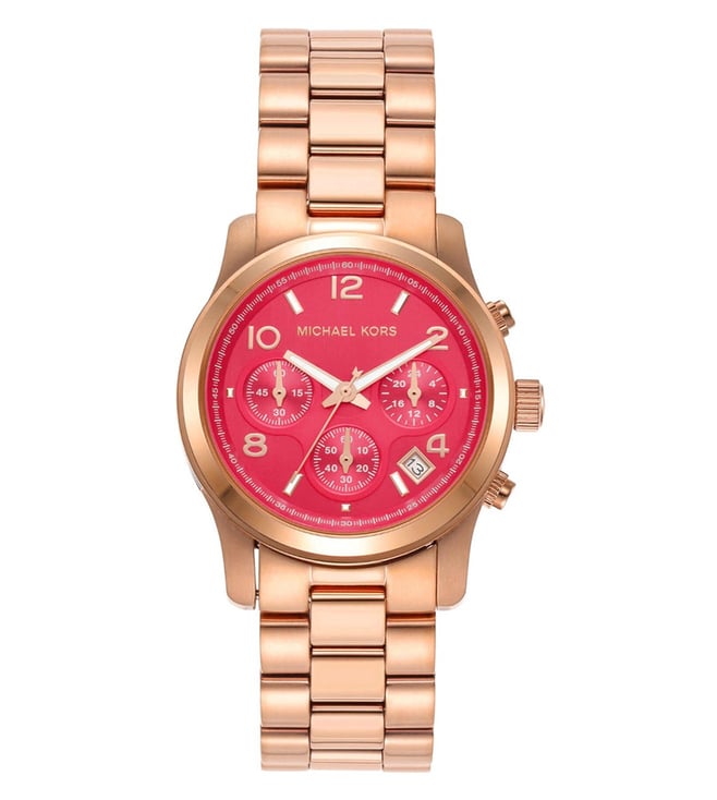Michael Kors Runway Rose Gold Women's Watch, MK7352