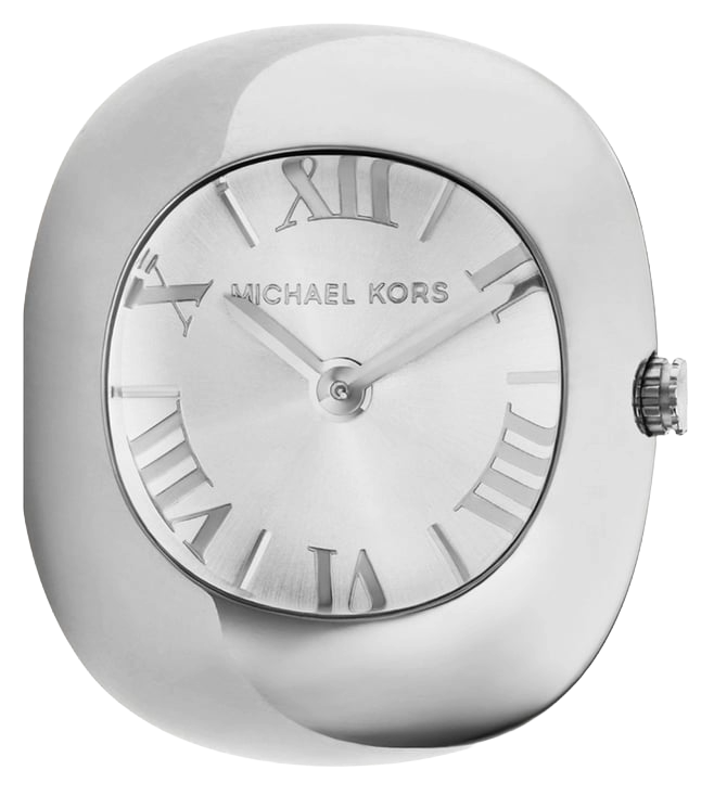 Michael Kors Rylee Silver Tone Analog Women's Ring Watch, MK4873
