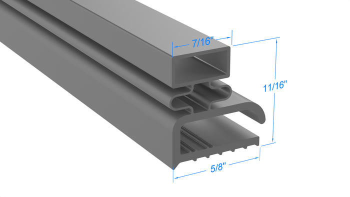 Strivide, Magnetic Gasket 26 3/4 x 55 1/2 Compatible with Kelvinator