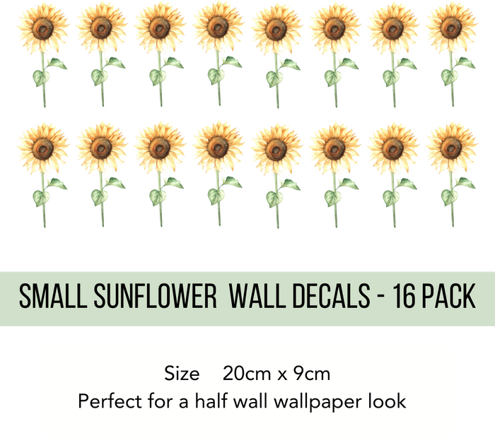 Sunflower Wall Decals
