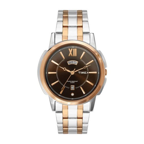 Timex Analog Brown Dial Men's Watch, TW000U312