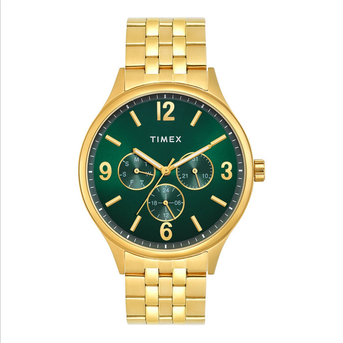 Timex Arabic and markers Green Dial Astrological Men's Watch, TWEG18440