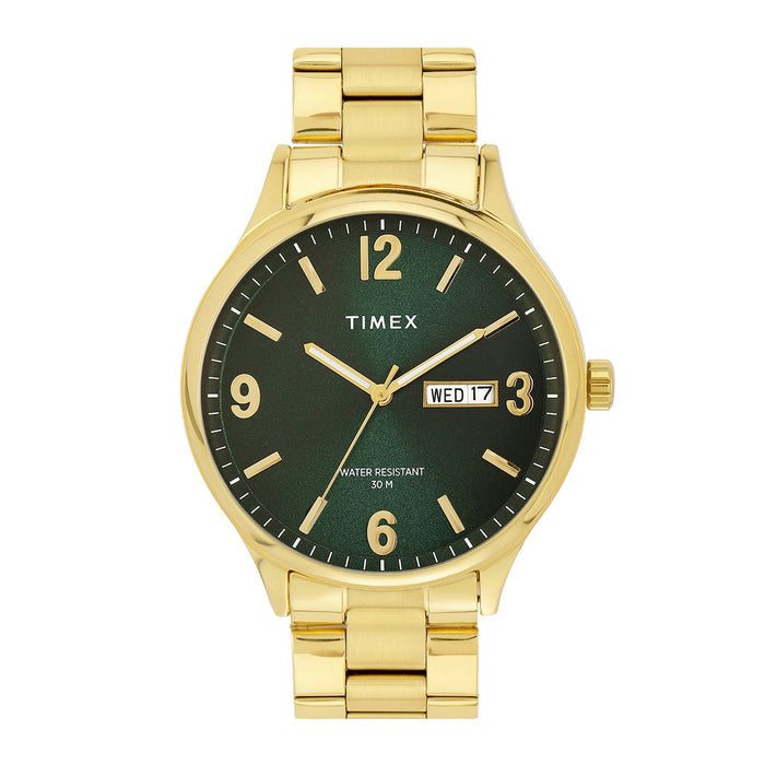 Timex Arabic and markers Green Dial Astrological Men's Watch, TWEG18445