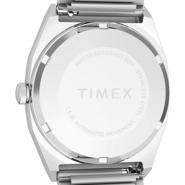 Timex Automatic 1983 E Line Reissue 34mm Stainless Steel Expansion Band Men's Watch, TW2Y66700IK