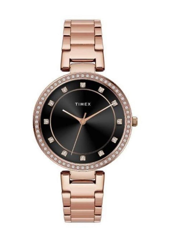 Timex Black Dial Women's Watch, TWEL18725