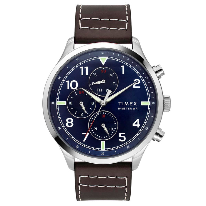 Timex Blue Round Dial Analog Men's Watch, TWEG23901