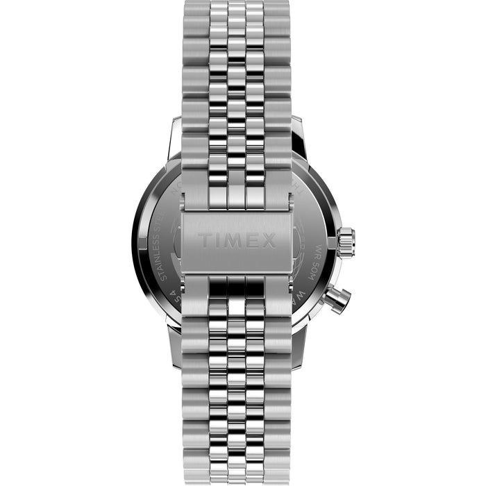 Timex Blue Round Dial Analog Moon Phase Men's Watch, TWEG26802