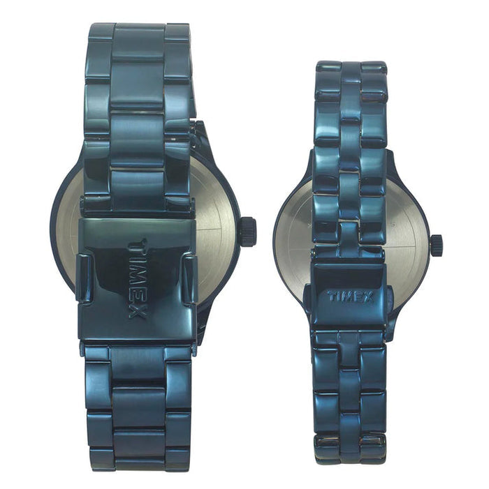 Timex Blue Round Dial Analog Unisex Watch, TW00PR313