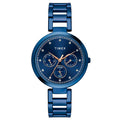 Timex Blue Round Dial Analog Women's Watch, TW000X268