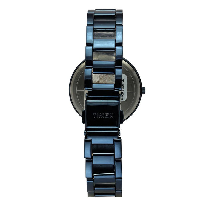 Timex Blue Round Dial Analog Women's Watch, TW000X268